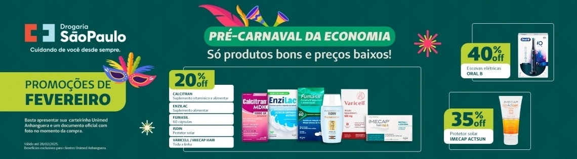 Drogaria São Paulo promoções fevereiro